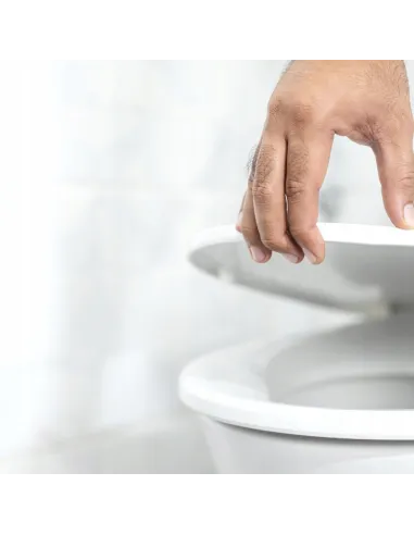 Uniwersalna antybakteryjna Deska Sedesowa WC DUROPLAST Biała WOLNOOPADAJĄCA