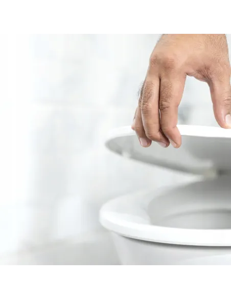 Uniwersalna antybakteryjna Deska Sedesowa WC DUROPLAST Biała WOLNOOPADAJĄCA