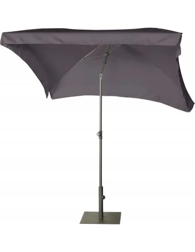 PARASOL Łamany Regulowany 2x1,3m PROSTOKĄTNY NA BALKON 200x130cm ANTRACYT