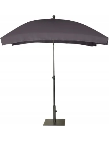 PARASOL Łamany Regulowany 2x1,3m PROSTOKĄTNY NA BALKON 200x130cm ANTRACYT