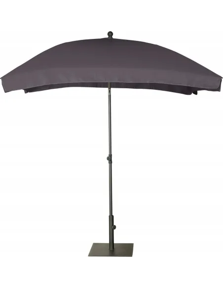 PARASOL Łamany Regulowany 2x1,3m PROSTOKĄTNY NA BALKON 200x130cm ANTRACYT