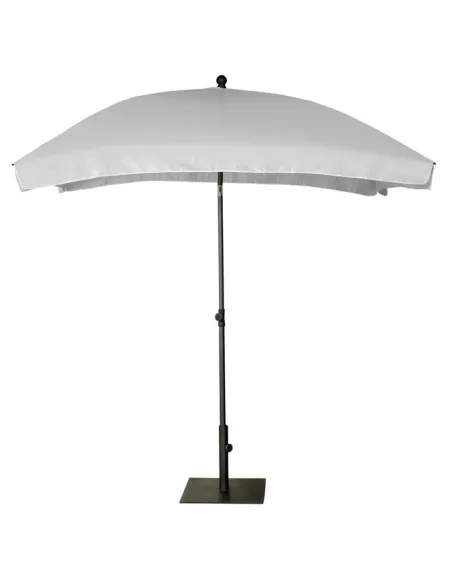 PARASOL Łamany Regulowany 2x1,3m PROSTOKĄTNY Ogrodowy 200x130cm Jasny Szary