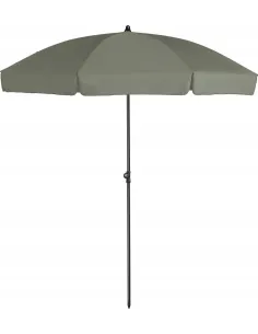 PARASOL Łamany Regulowany 2m OKRĄGŁY Ogrodowy Na Balkon 200cm OLIWKOWY 2