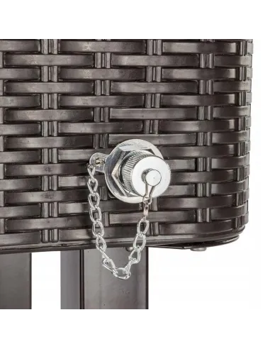 WÓZEK CHŁODZĄCY Cooler na Kółkach Lodówka Barek Ogrodowy na Taras Duży 76l
