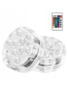 2x OŚWIETLENIE BASENU PODWODNE BASENOWE LED Rgb +PILOT