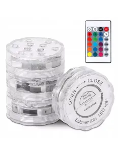4x OŚWIETLENIE BASENU PODWODNE BASENOWE LED Rgb +PILOT
