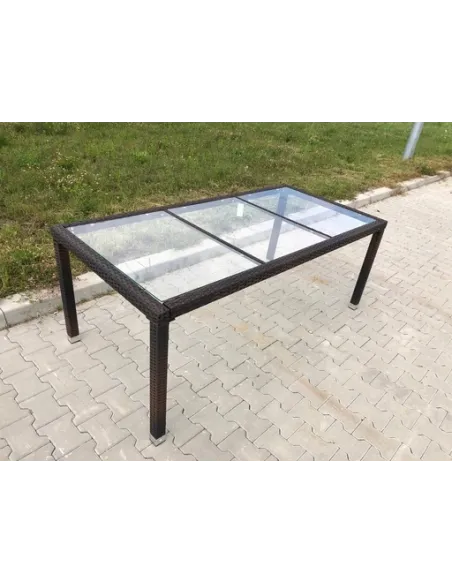 RAMA STOŁU Duży Stół na 8 osób TECHNORATTAN 190cm