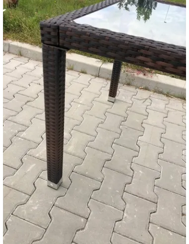 RAMA STOŁU Duży Stół na 8 osób TECHNORATTAN 190cm
