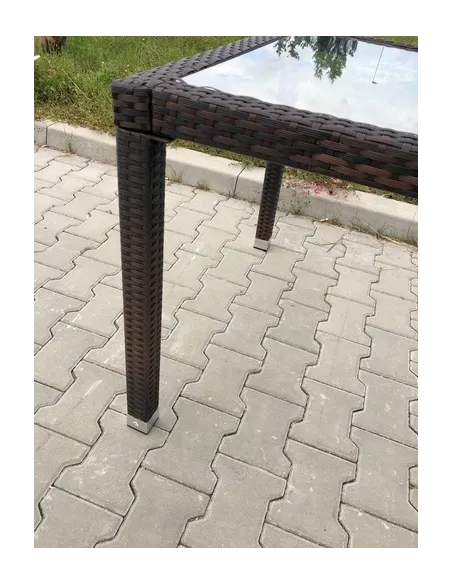 RAMA STOŁU Duży Stół na 8 osób TECHNORATTAN 190cm