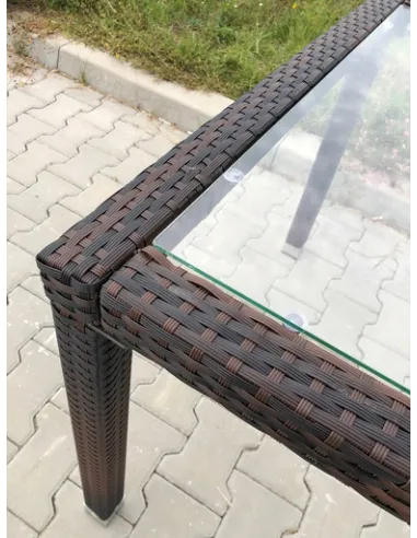 RAMA STOŁU Duży Stół na 8 osób TECHNORATTAN 190cm