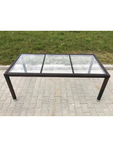 RAMA STOŁU Duży Stół na 8 osób TECHNORATTAN 190cm