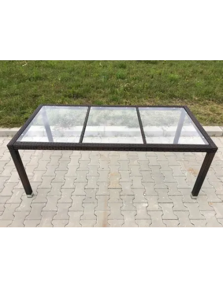RAMA STOŁU Duży Stół na 8 osób TECHNORATTAN 190cm