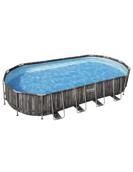 BASEN STELAŻOWY OGRODOWY 732x366x122 BESTWAY Zestaw POMPA DRABINKA 5611T