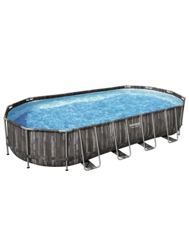 BASEN STELAŻOWY OGRODOWY 732x366x122 BESTWAY Zestaw POMPA DRABINKA 5611T