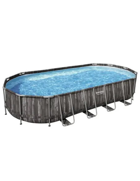 BASEN STELAŻOWY OGRODOWY 732x366x122 BESTWAY Zestaw POMPA DRABINKA 5611T