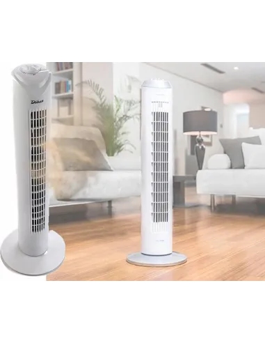 Wentylator KOLUMNOWY Stojący 80cm Wiatrak OSCYLACJE Mocny 45w