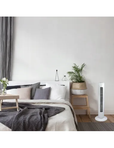 Wentylator KOLUMNOWY Stojący 80cm Wiatrak OSCYLACJE Mocny 45w