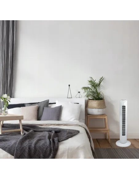 Wentylator KOLUMNOWY Stojący 80cm Wiatrak OSCYLACJE Mocny 45w