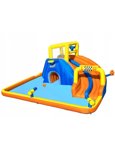 Bestway ogromny WODNY PLAC ZABAW 551x502x265cm zjeżdżalnia ścianka 53377