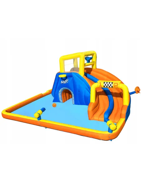 Bestway ogromny WODNY PLAC ZABAW 551x502x265cm zjeżdżalnia ścianka 53377