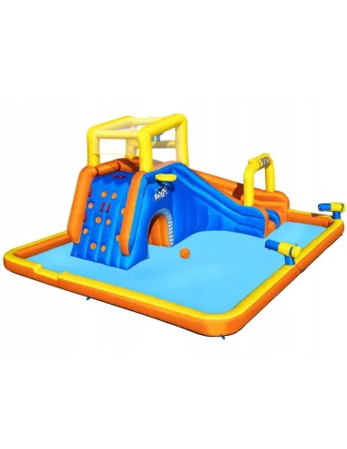 Bestway ogromny WODNY PLAC ZABAW 551x502x265cm zjeżdżalnia ścianka 53377