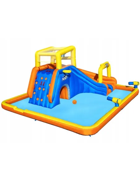 Bestway ogromny WODNY PLAC ZABAW 551x502x265cm zjeżdżalnia ścianka 53377