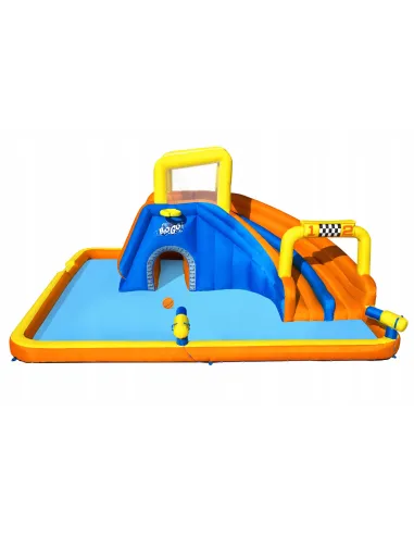 Bestway ogromny WODNY PLAC ZABAW 551x502x265cm zjeżdżalnia ścianka 53377