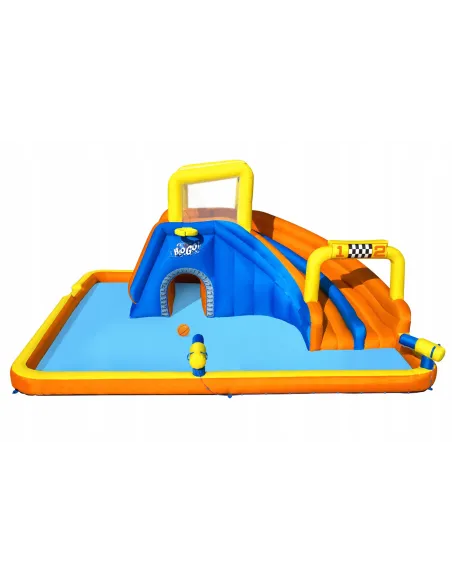 Bestway ogromny WODNY PLAC ZABAW 551x502x265cm zjeżdżalnia ścianka 53377