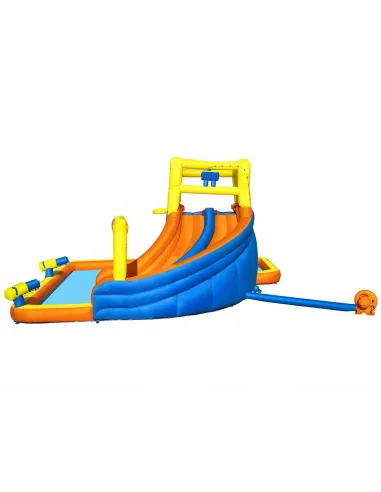 Bestway ogromny WODNY PLAC ZABAW 551x502x265cm zjeżdżalnia ścianka 53377