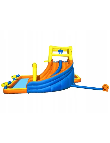 Bestway ogromny WODNY PLAC ZABAW 551x502x265cm zjeżdżalnia ścianka 53377