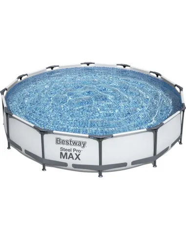 Basen Stelażowy Bestway Steel Pro MAX 366x76cm Pompa Filtracyjna 56416