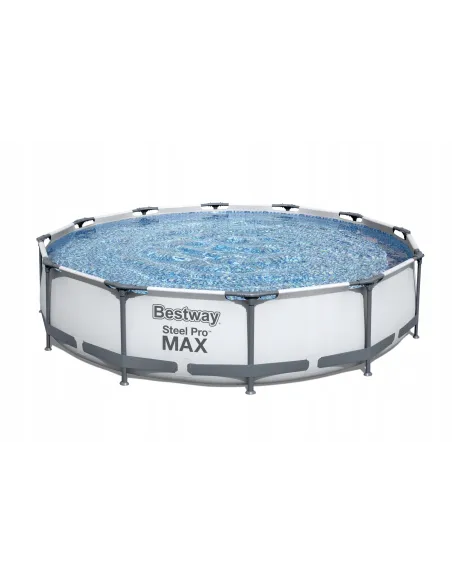 Basen Stelażowy Bestway Steel Pro MAX 366x76cm Pompa Filtracyjna 56416