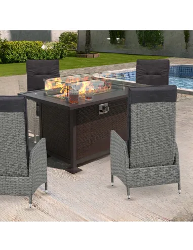 2xKRZESŁO FOTEL Krzesła Brisbane RATTAN ROZKŁADANE