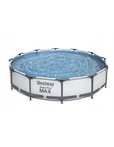 Basen Stelażowy Bestway Steel Pro MAX 366x76cm Pompa Filtracyjna 56416