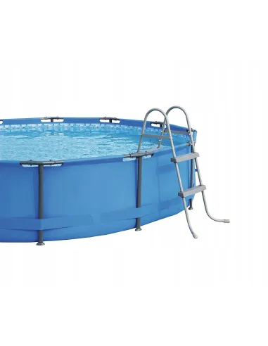 WYGODNA STABILNA MOCNA DRABINKA DWUSTRONNA DO BASENU 84 cm BESTWAY 58430