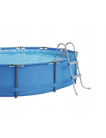WYGODNA STABILNA MOCNA DRABINKA DWUSTRONNA DO BASENU 84 cm BESTWAY 58430