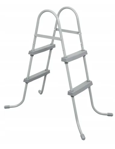 WYGODNA STABILNA MOCNA DRABINKA DWUSTRONNA DO BASENU 84 cm BESTWAY 58430