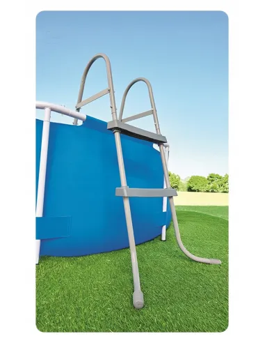 WYGODNA STABILNA MOCNA DRABINKA DWUSTRONNA DO BASENU 84 cm BESTWAY 58430