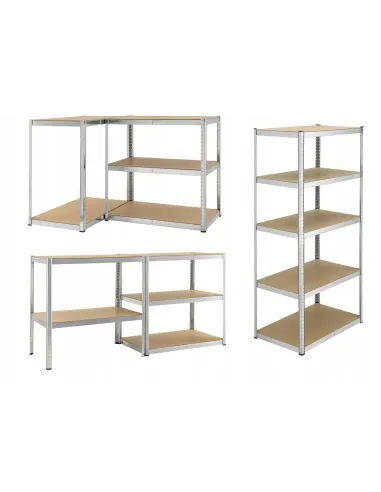 Regał HEAVY Metalowy MAGAZYNOWY GARAŻOWY Do PIWNICY 180x92x46cm 1325kg