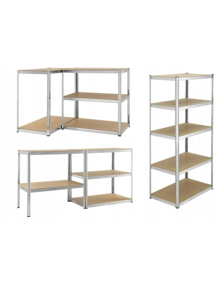 Regał HEAVY Metalowy MAGAZYNOWY GARAŻOWY Do PIWNICY 180x92x46cm 1325kg