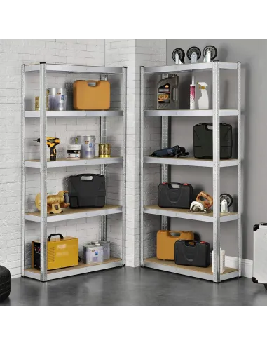 Regał HEAVY Metalowy MAGAZYNOWY GARAŻOWY Do PIWNICY 180x92x46cm 1325kg