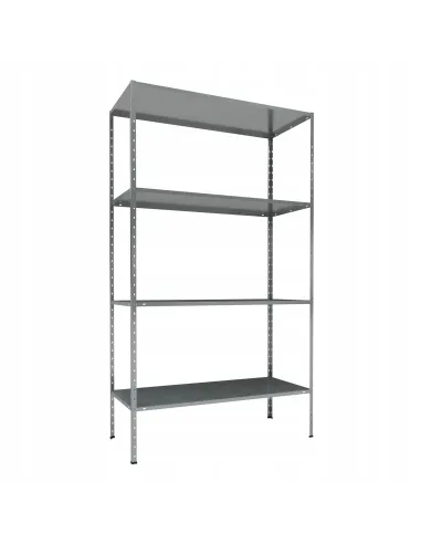 Regał 100% Metalowy SKRĘCANY Magazynowy Ocynkowany 200x100x50cm 4 Półki TUV