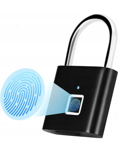 KŁÓDKA Na ODCISK PALCA Antywłamaniowa Wodoodporna na Siłownie do Walizki