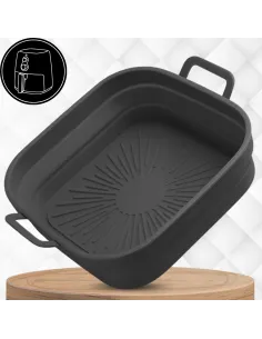 5x WKŁAD SILIKONOWY SKŁADANY DO AIR FRYER FRYTKOWNICY FORMA DO PIECZENIA 2