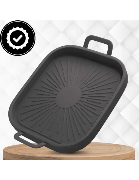 WKŁAD SILIKONOWY SKŁADANY DO AIR FRYER FRYTKOWNICY FORMA DO PIECZENIA