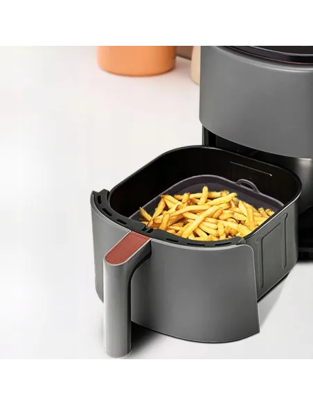 WKŁAD SILIKONOWY SKŁADANY DO AIR FRYER FRYTKOWNICY FORMA DO PIECZENIA