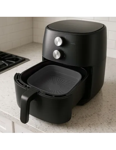 WKŁAD SILIKONOWY SKŁADANY DO AIR FRYER FRYTKOWNICY FORMA DO PIECZENIA