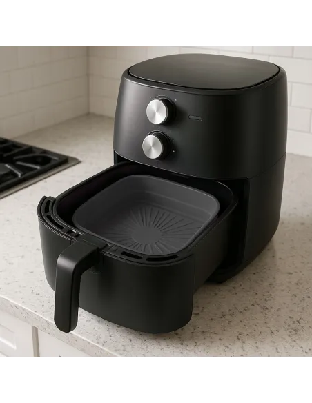 WKŁAD SILIKONOWY SKŁADANY DO AIR FRYER FRYTKOWNICY FORMA DO PIECZENIA
