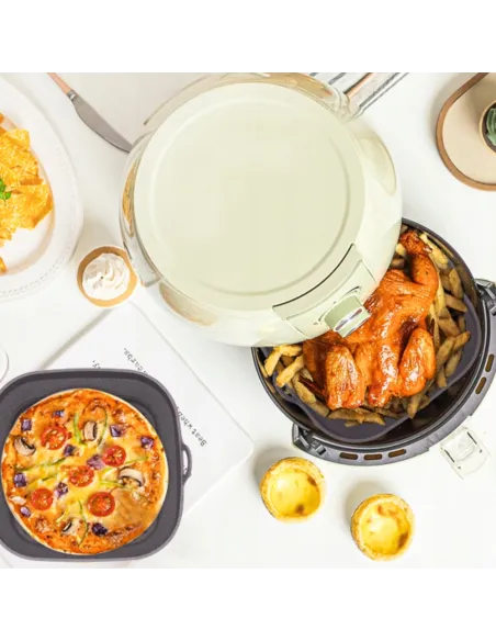 WKŁAD SILIKONOWY SKŁADANY DO AIR FRYER FRYTKOWNICY FORMA DO PIECZENIA
