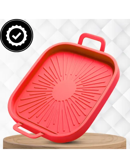 WKŁAD SILIKONOWY SKŁADANY DO AIR FRYER FRYTKOWNICY FORMA DO PIECZENIA